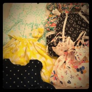 Designer 6-12 month romper bundle!